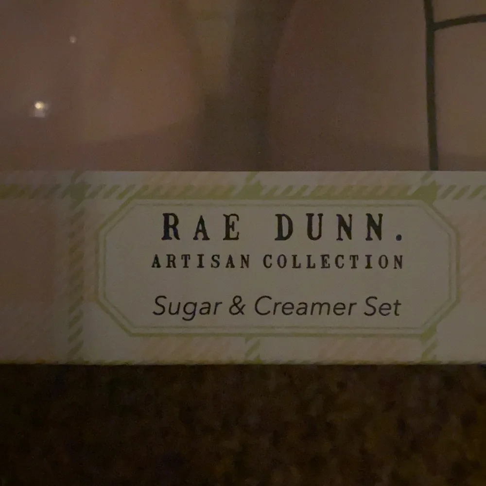 Rae Dunn Hip Hop Sugar and Creamer - pink - Picture 2 of 2